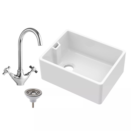 Fireclay 595mm bowl - 1,